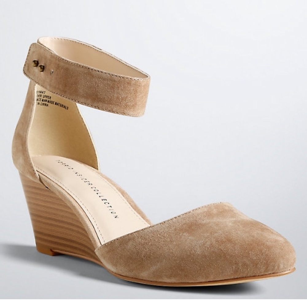 Torrid 10W Suede Tan Wedges